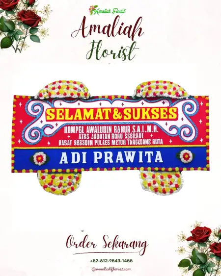 Papan Bunga Ucapan Selamat Ciodeng